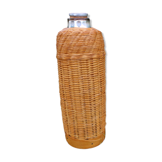 Bamboo insulated bottle