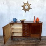 René Gabriel oak sideboard 1950 vintage design