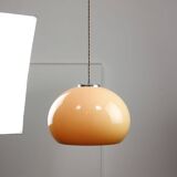 Space Age Brown Jolly Pendant Lamp from Guzzini, 1960s
