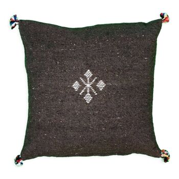 Berber cushion simple chocolate