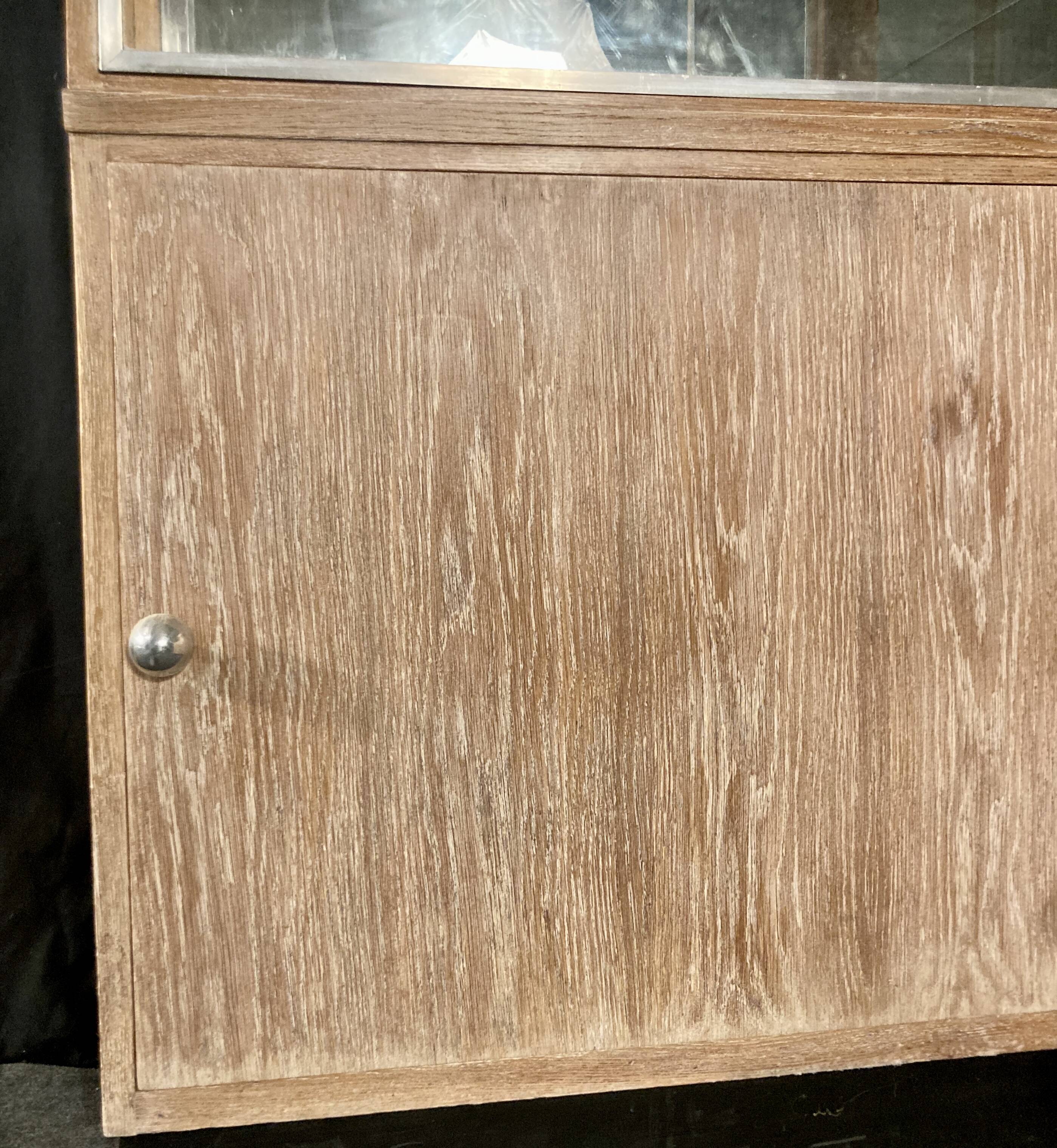 Art Deco corner display cabinet