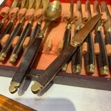 Box 6 spoons and 6 dessert knives