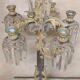 Pair of Important Large Candle Holders with Six Lights in Bronze h.73 cm