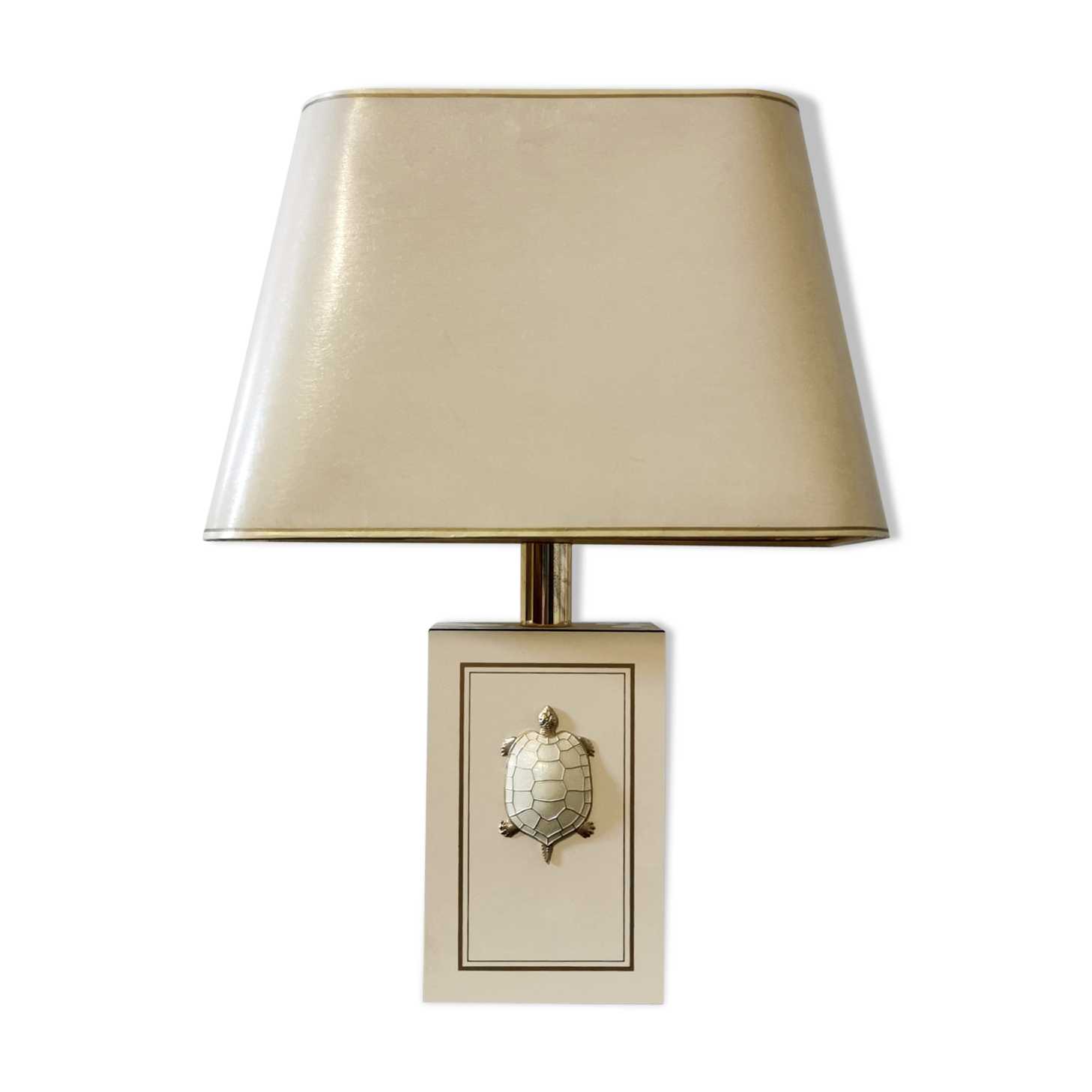 Turtle décor office lamp, 1970