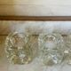 "Ice Cube" candle holders in solid glass attributed to Peill & Putzler - All