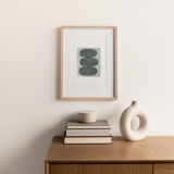 Painting on paper, abstract illustration