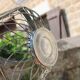 Vintage silver twisted metal basket – Foldable handle