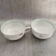 Two lunch cups made of opaque porcelain SA