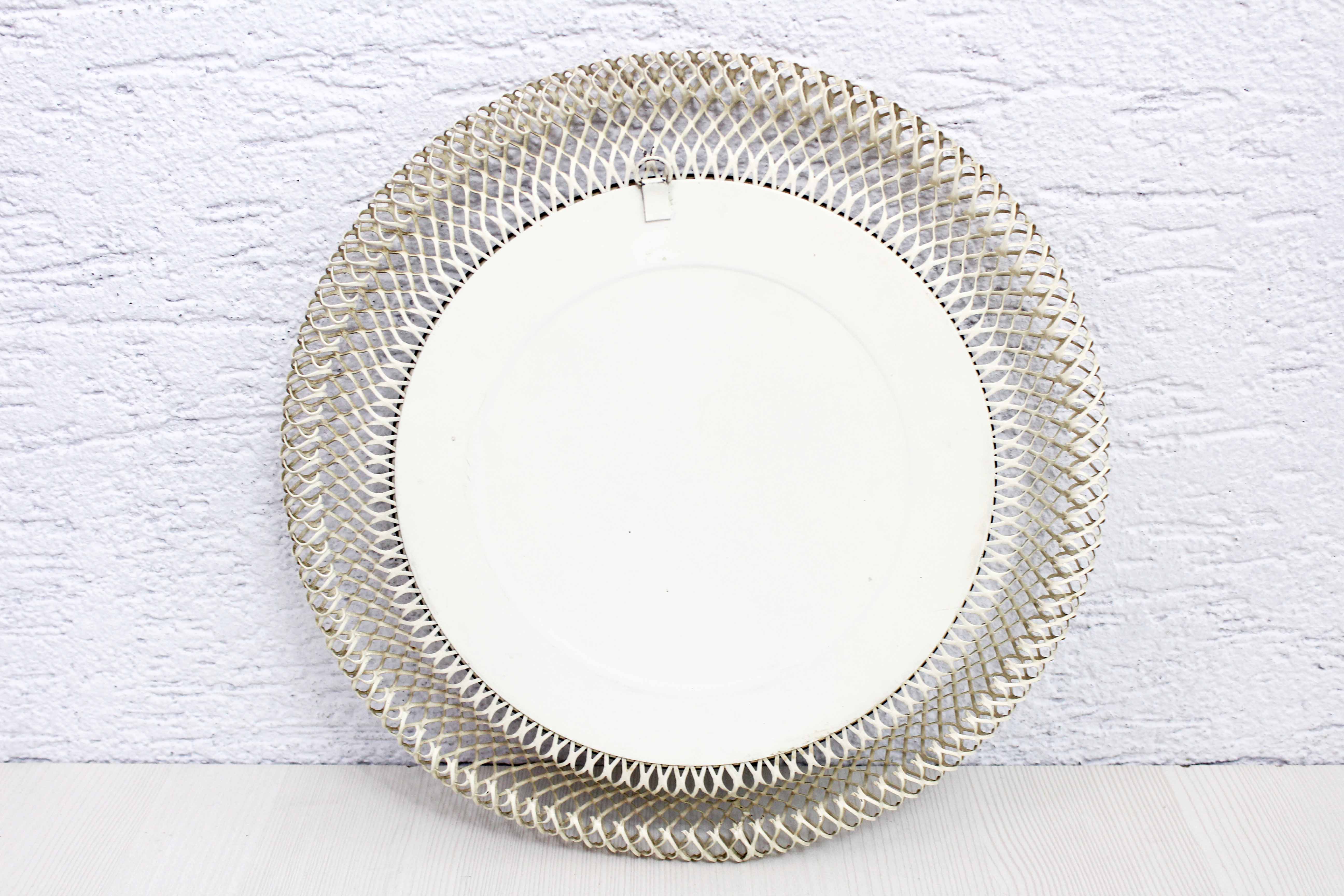 Round metal mirror 1950