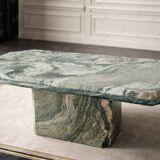 Green marble table Luana