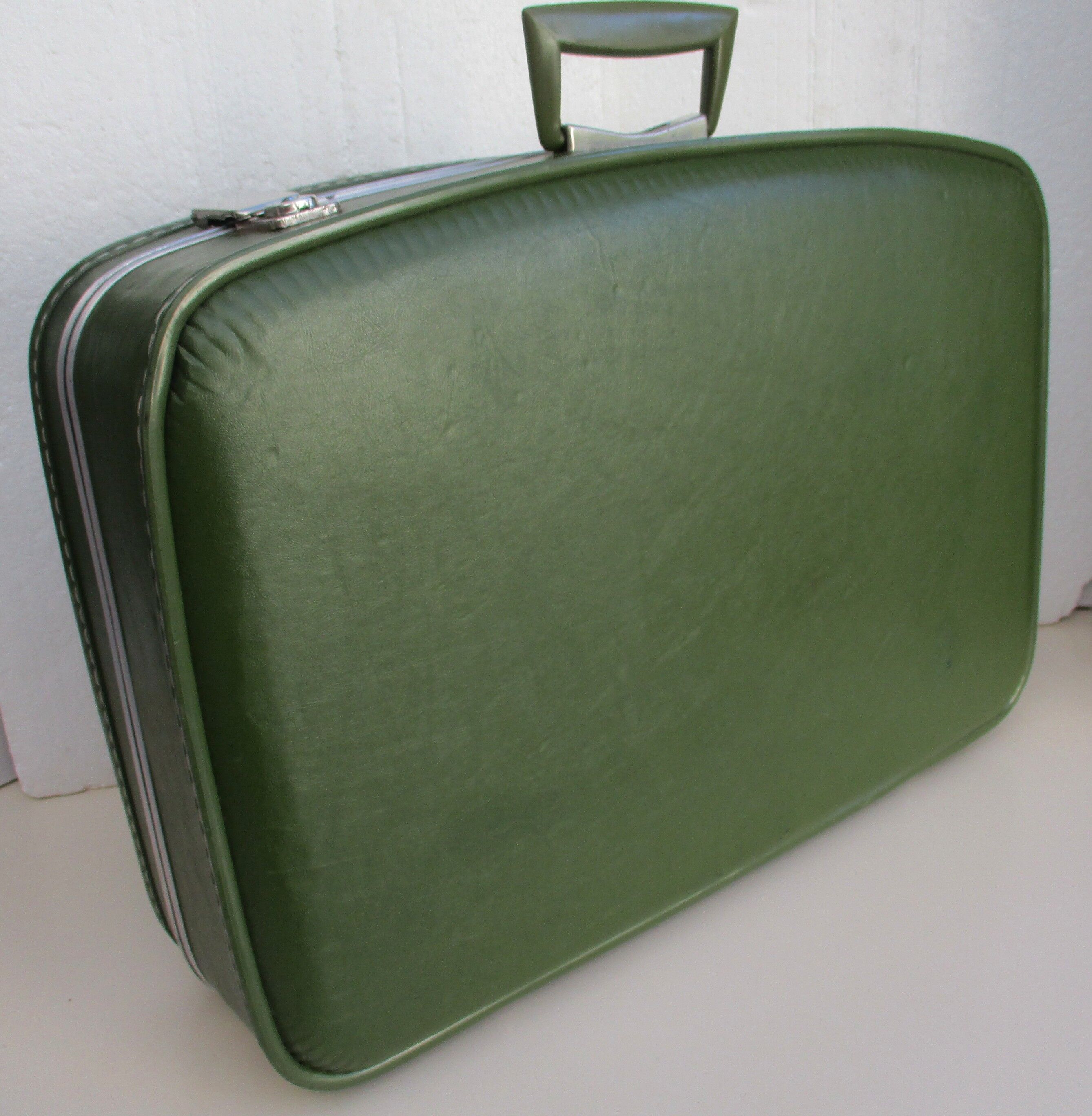 Green vinyl air hotesse -vintage