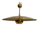 Adjustable brass pendant Onos 55 Center Pull by Florian Schulz, Germany, 1970s