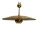 Adjustable brass pendant Onos 55 Center Pull by Florian Schulz, Germany, 1970s