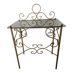 Table d'appoint en métal