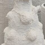 Trio of white vases
