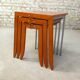series of 3 nesting tables by Emmanuel Dietrich for Artelano, 1980