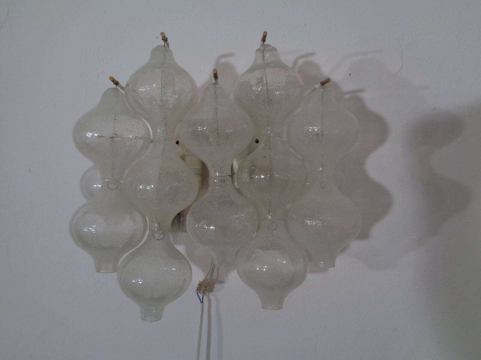 Austrian Tulipan Sconce by J. T. Kalmar for Kalmar Franken KG, 1960s