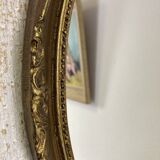 Antique oval mirror