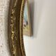 Antique oval mirror