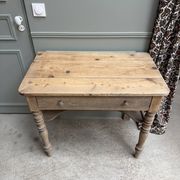 Small restored farmhouse console.