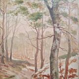Nature painting table