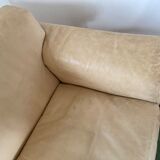 Sofa 2 places light leather DeSede