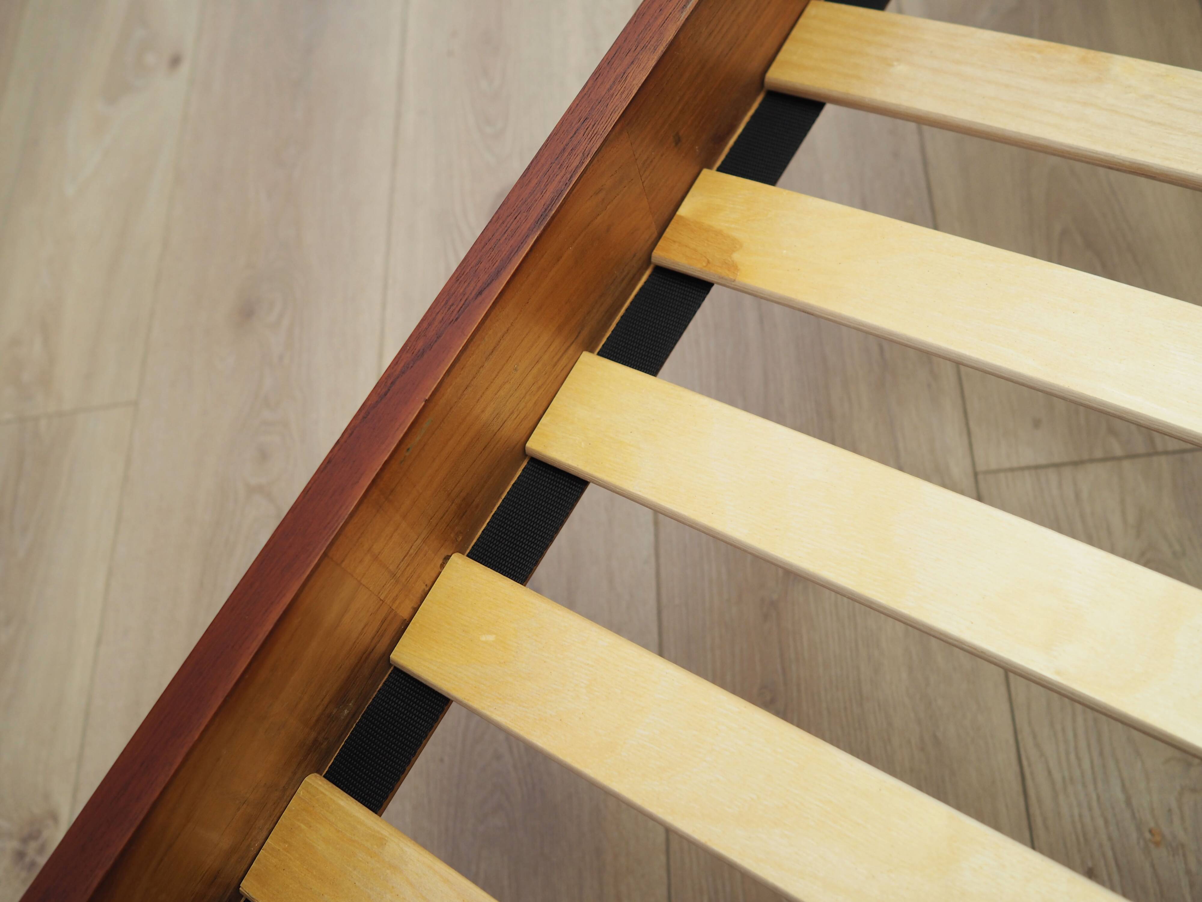 Teak bed, Danish design, 1970s, production: Denmark