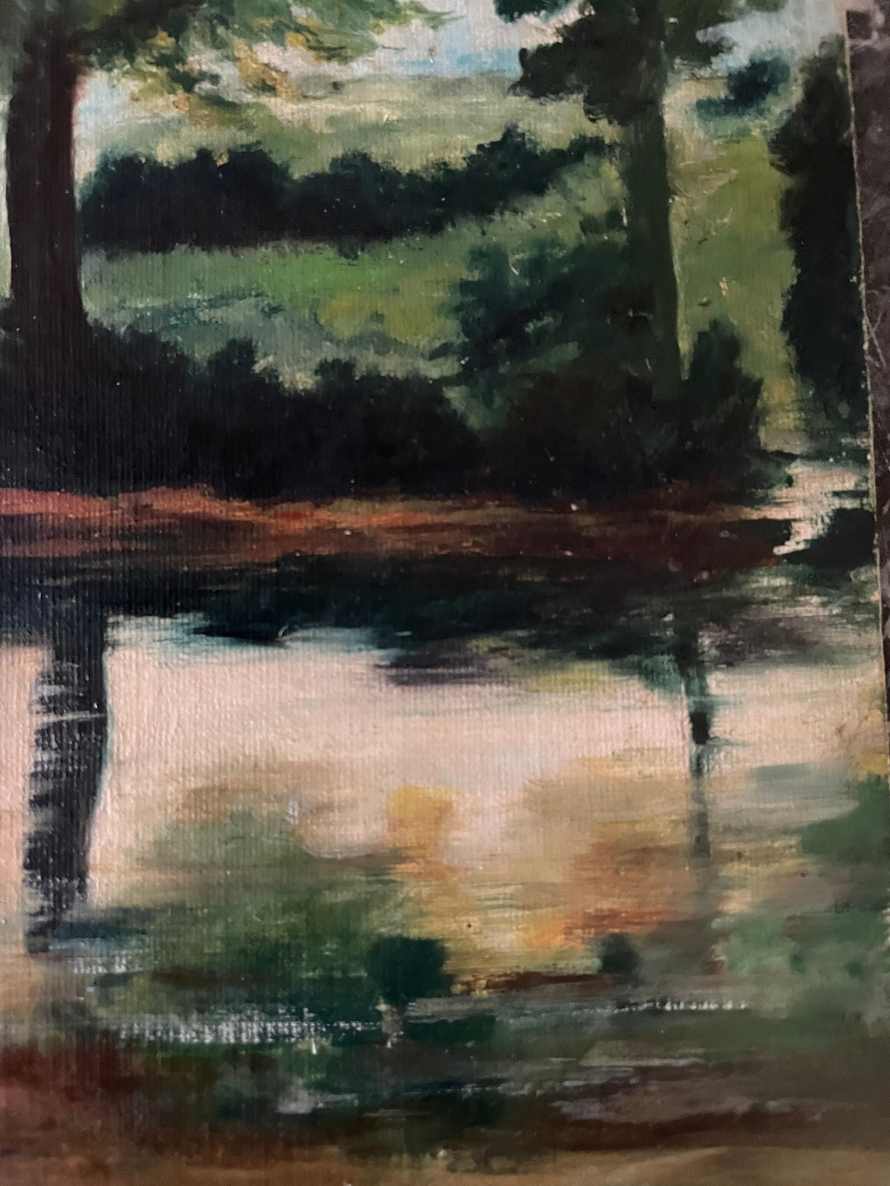 Ancient landscape painting