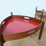 Serving trolley in Teak, Italy, 1950s