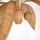 Grand lustre « cocotier » « palmier » en rotin