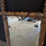Old bamboo mirror