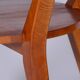 Table basse du milieu du siècle en chêne et verre, tchèque, années 1950.