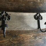 Wood & metal hook