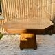 Rare table a manger octogonale art deco