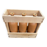 Ensemble de 3 bouteilles MKM 0,75 L dans leur coffret en bois