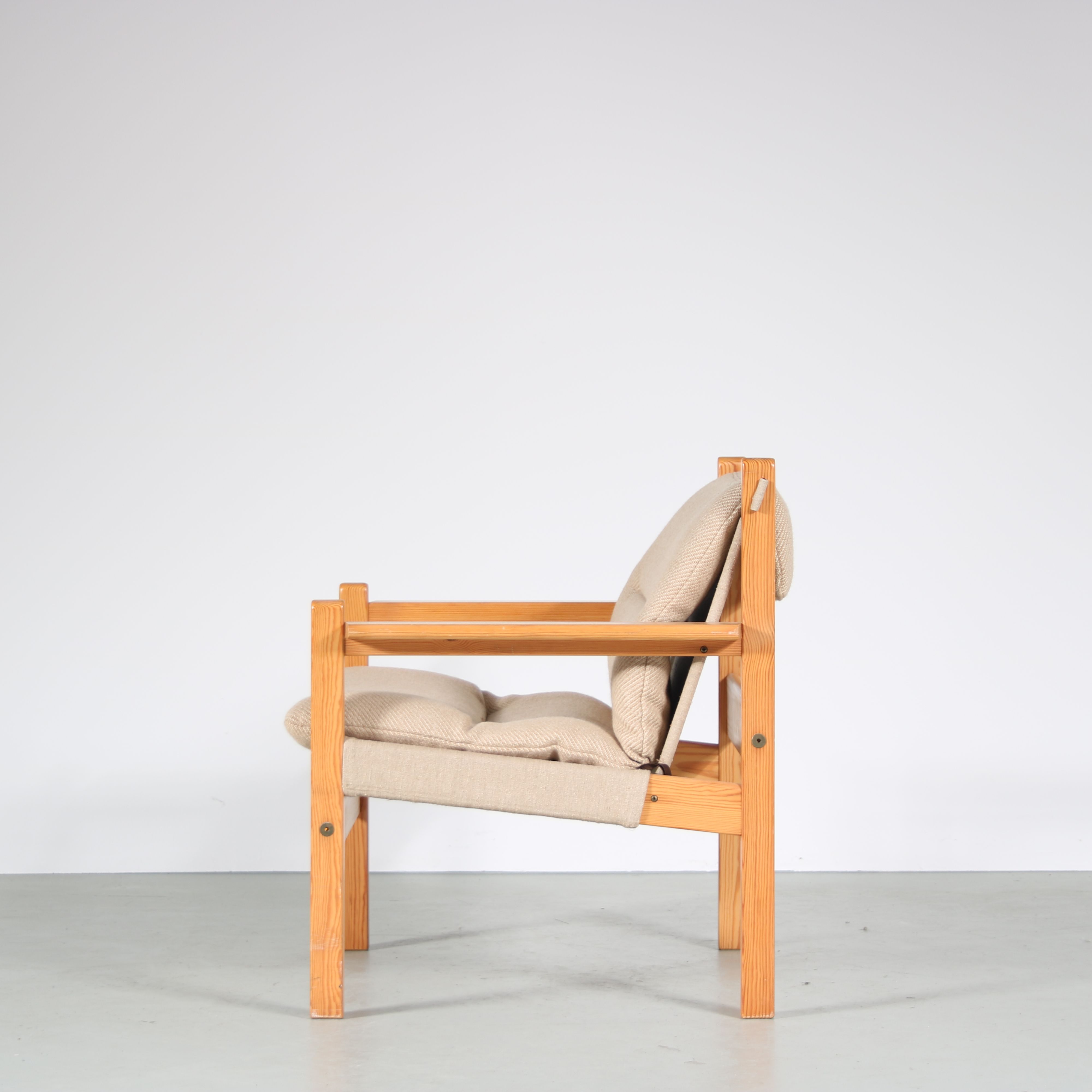 1970s Easy chair by Sorlie Mobler Sarpsborg, Norway