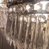 Classic crystal sconces. France, 1950s