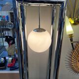 70's chrome design floor lamp shelf