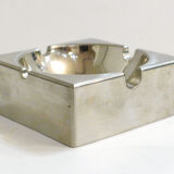 Modernist chrome metal ashtray