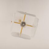 1 of 3 Small Murano glass pendant by Kalmar, Germany, 1960s