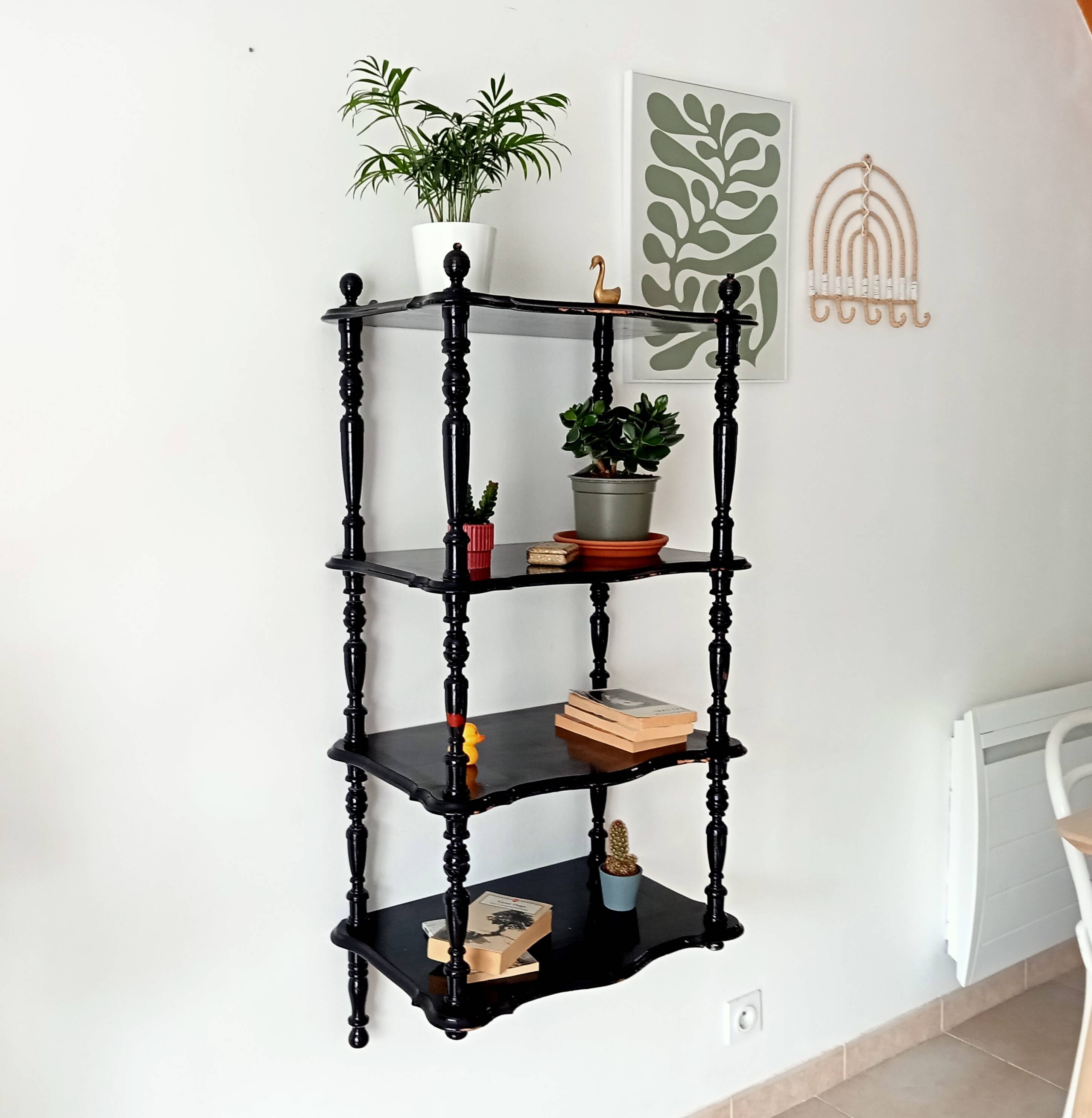 Antique Napoleon III wall shelf