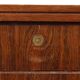 Bureau d’écriture vintage en placage de bois exotique, design, Italie, années 1960