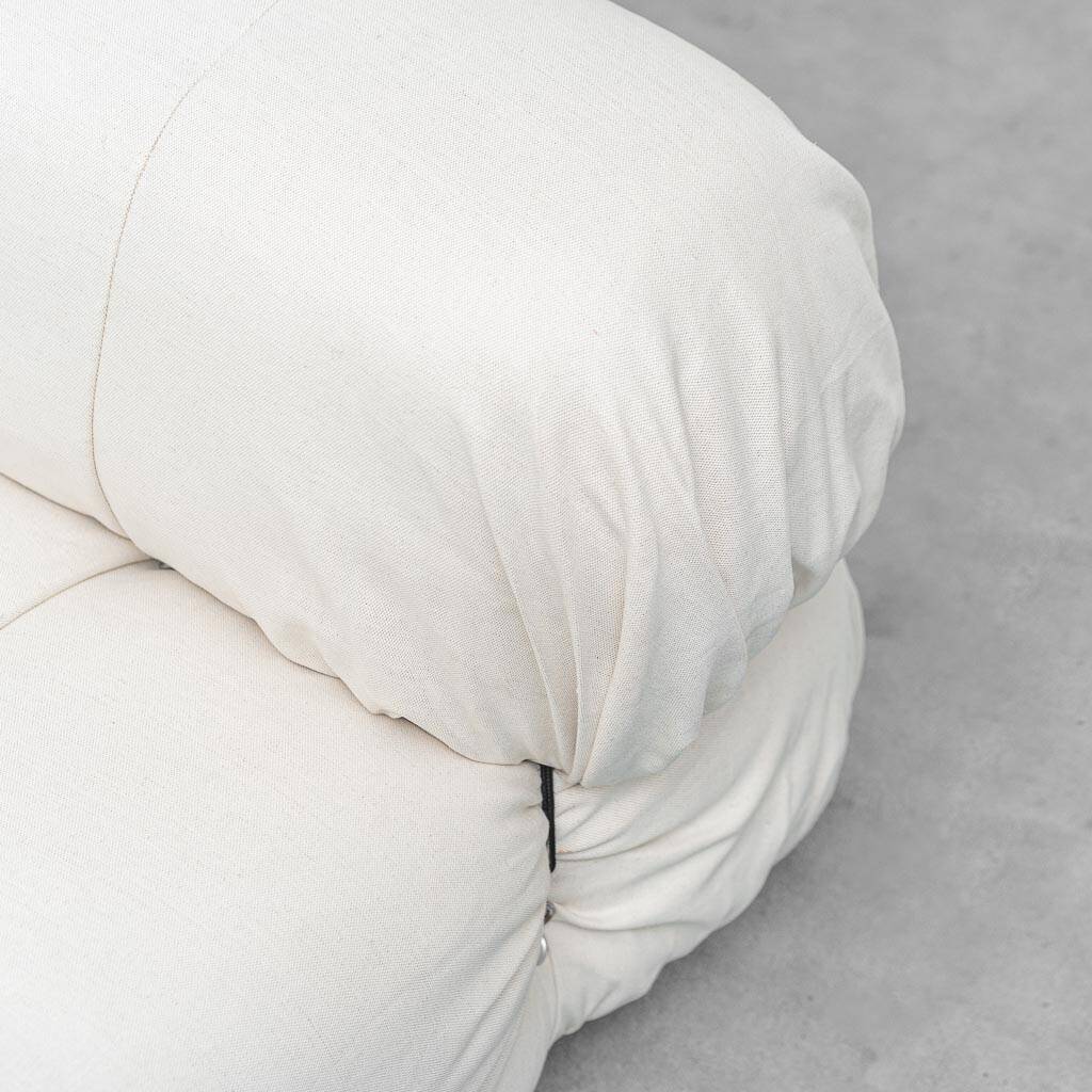 Fauteuil Camaleonda de Mario Bellini pour B&B Italia – Lin couleur crème, années 1970