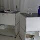Lot 3 meubles design : usm haller blanc : 1 colonne 2 modules