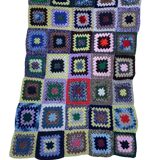 Couverture plaid en crochet, fait main