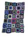 Crochet plaid blanket, handmade