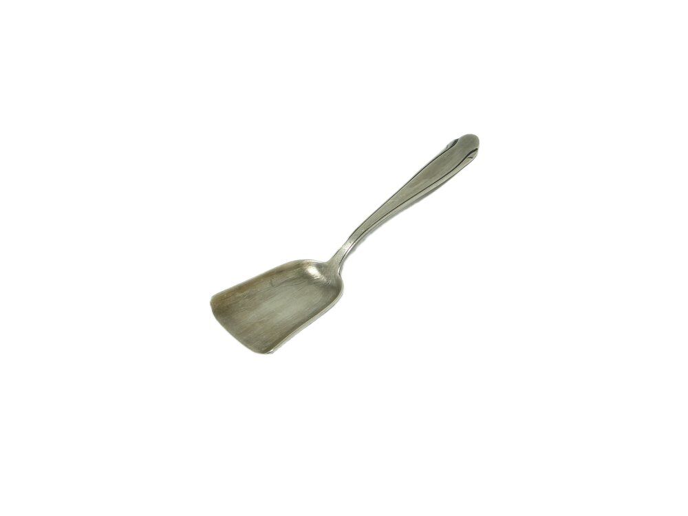 Cuillère à sel en argent Art Déco, années 1930