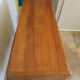 Cabinetmaker's chest of drawers - 4 drawers - golden oak - with oblique profile - compass feet - 1950