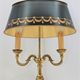 Hot water bottle lamp in solid bronze gilded louis XVI style "Lucien Gau"