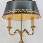 Hot water bottle lamp in solid bronze gilded louis XVI style "Lucien Gau"